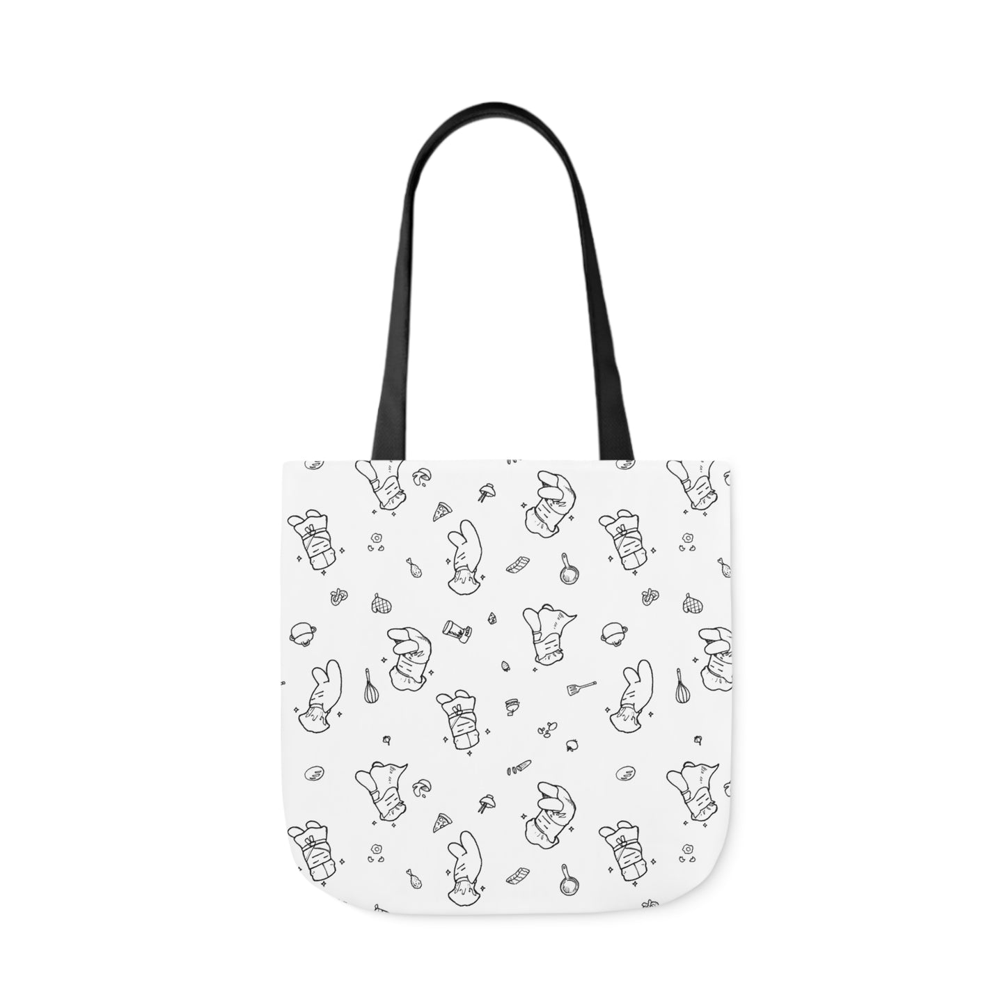 Cookin' Striders Print Canvas Shopping Tote