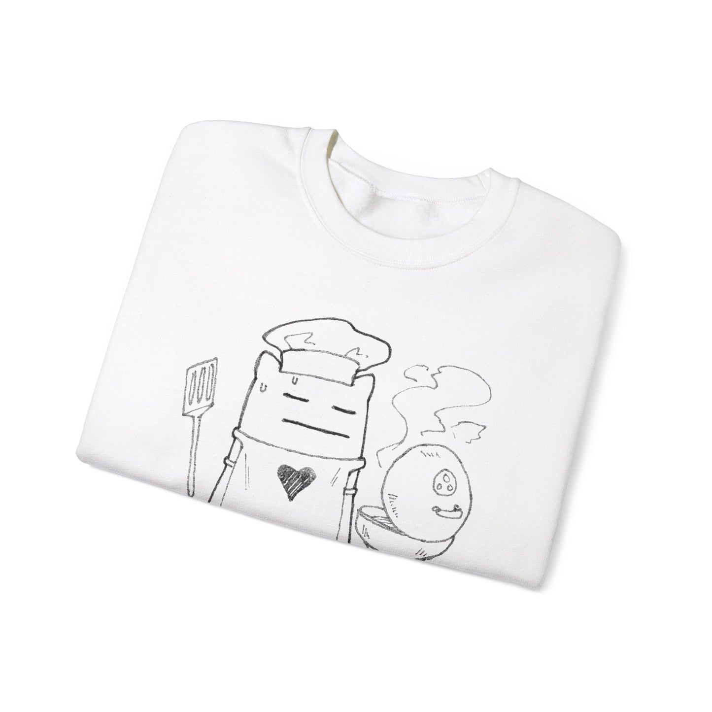 Grill Boss (w/text) Crewneck Sweatshirt