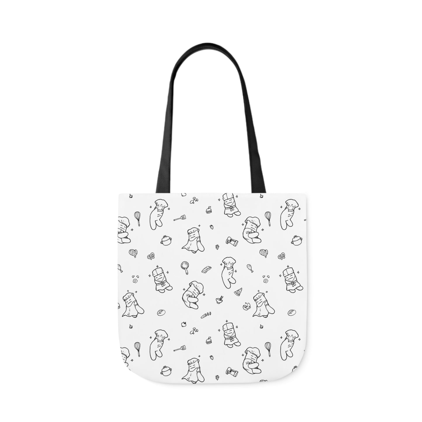 Cookin' Striders Print Canvas Shopping Tote