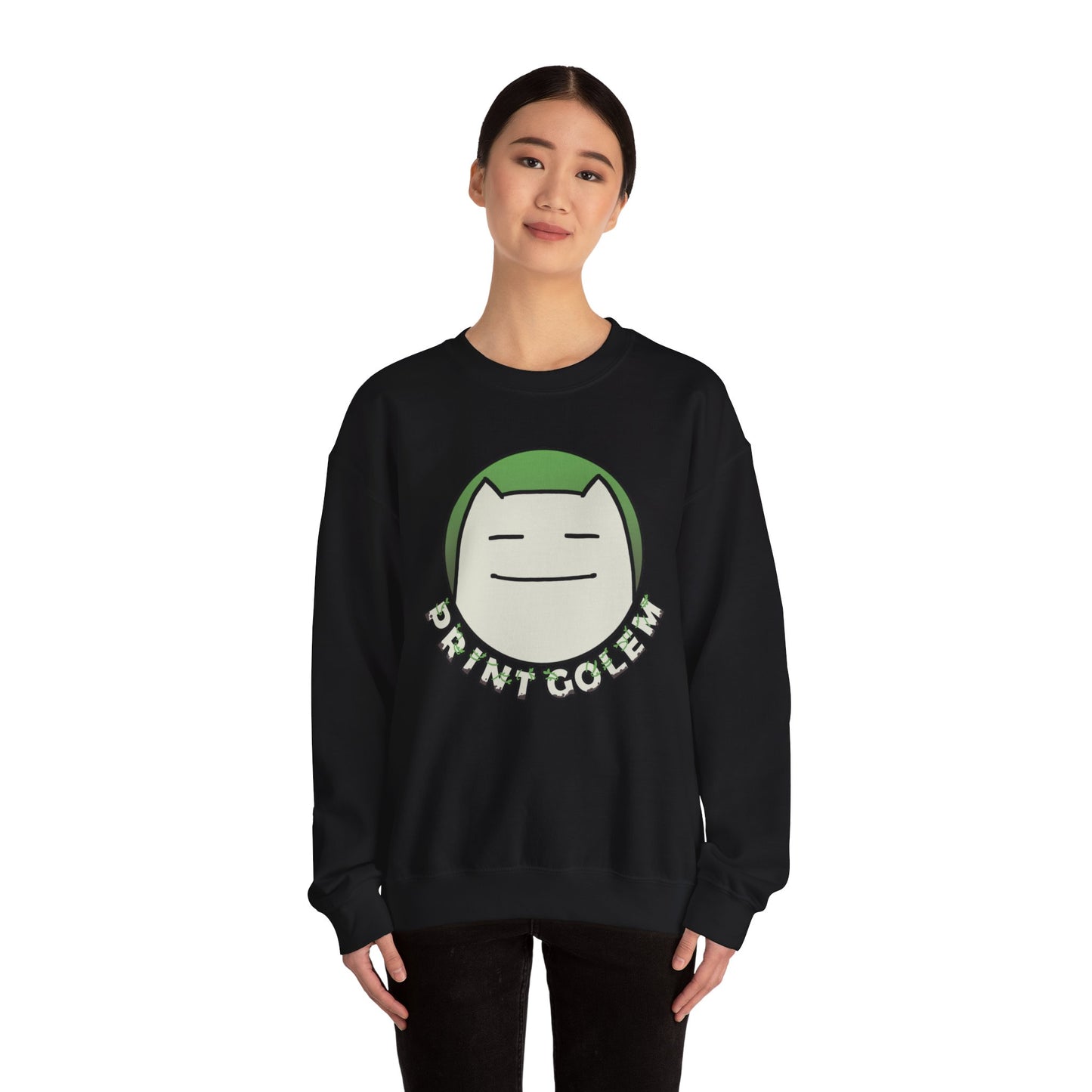 Print Golem Logo Crewneck Sweatshirt