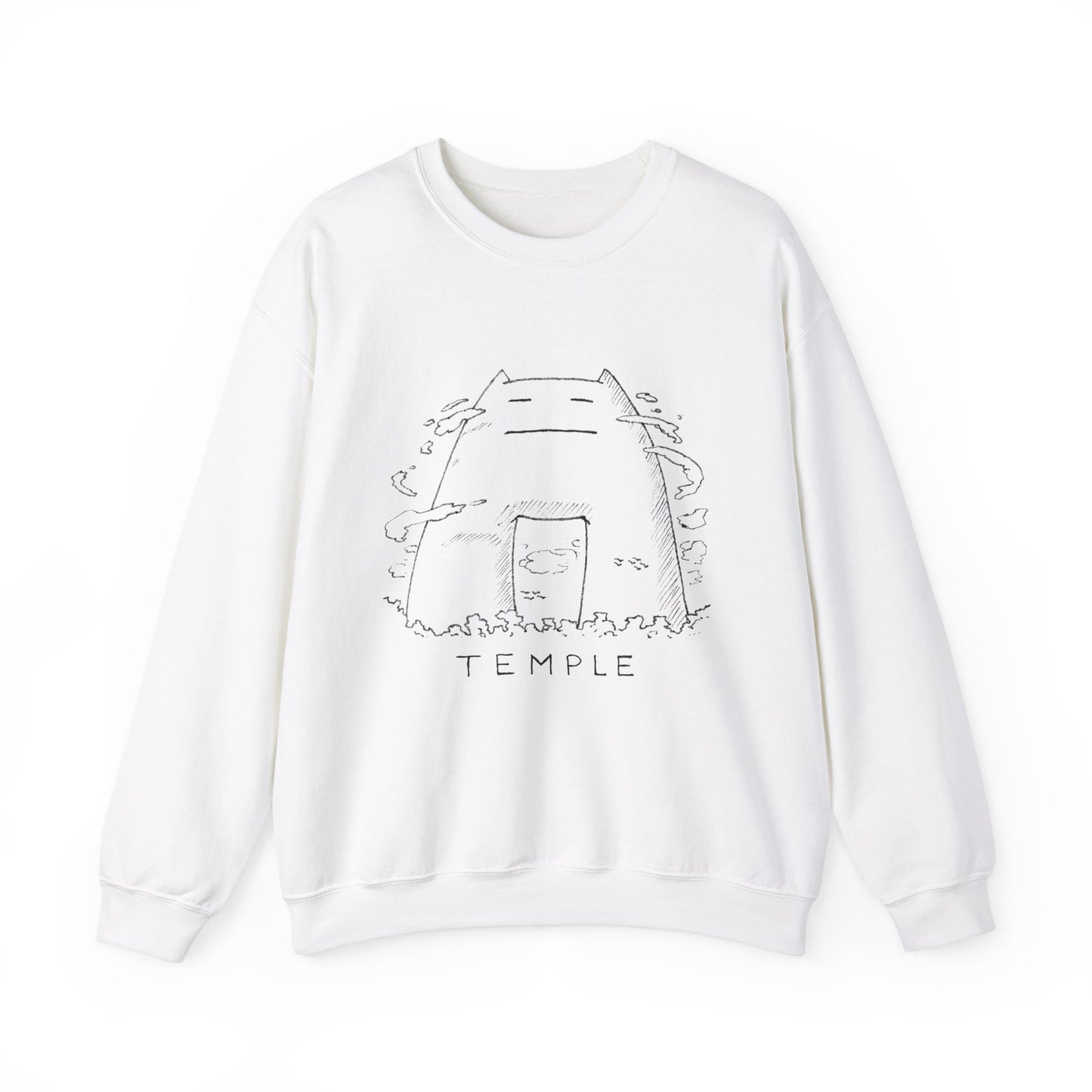 TEMPLE Golem (w/text) Crewneck Sweatshirt