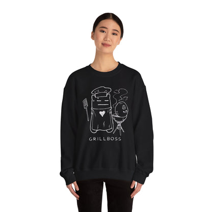Grill Boss (w/text) Crewneck Sweatshirt