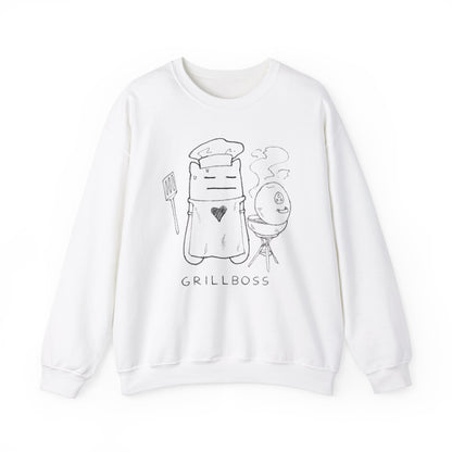 Grill Boss (w/text) Crewneck Sweatshirt